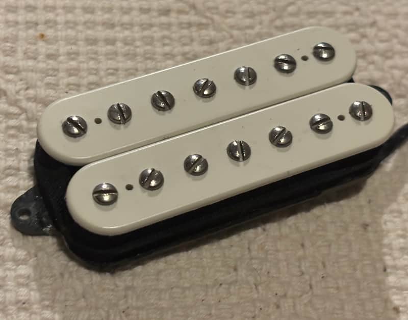 DiMarzio Rainmaker 7 String Neck Humbucker White W/Chrome Poles DP 723 image 1