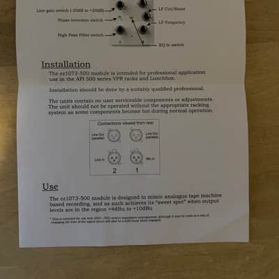 AML ez1073-500 Preamp & EQ image 8