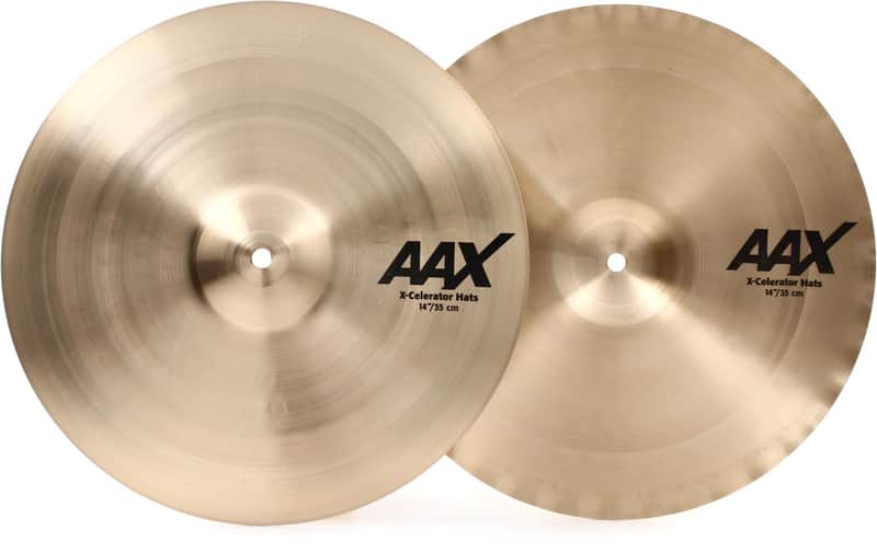 Sabian 14 inch AAX X-Celerator Hi-hat Cymbals image 1