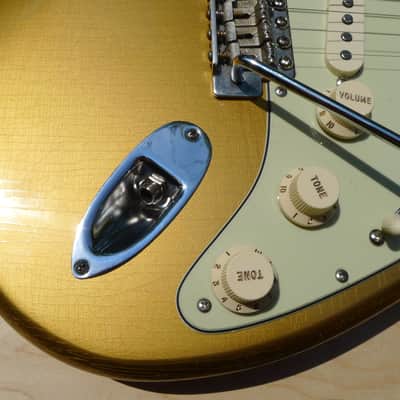 Randall Randocaster in Aztec Gold Featuring Warmoth, Fralin and Fender Premium Parts image 12