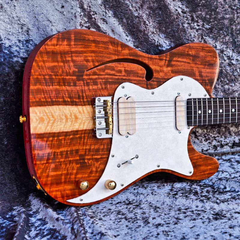 GB Liuteria Traditional Tele semi hollow kiaat image 1