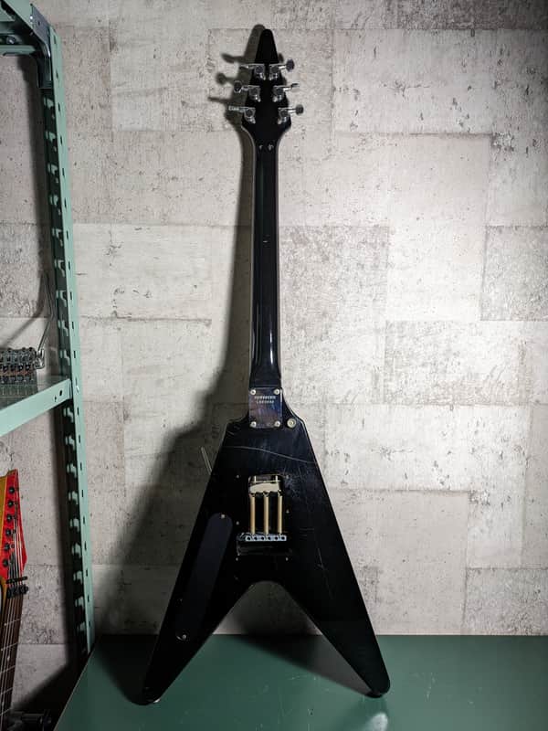 FERNANDES BSV-80 フライングVギター Fernandes The Function Flying V BSV-55 1980's Red Sparkle MIJ