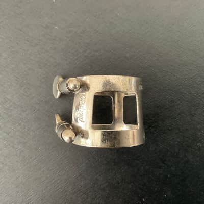 SELMER CLARINET LIGATURE SELMER LIGATURE FOR CLARINET Undetermined. VINTAGE - Silver Plated image 6