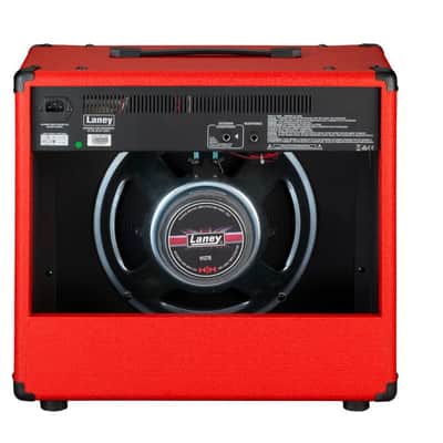 Laney 65 Watt 1x12” Electric Guitar Combo Amplifier with Reverb - Red - LX65R-RE image 4