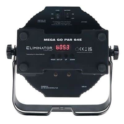 Eliminator Lighting Mega Go Par 64E Battery-Powered LED Par with RGB+UV LEDs image 3