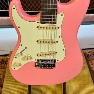 Schecter Nick Johnston Traditional LH SSS Signed by Nick (Lefty/Zurdo) SUPER EXCLUSIVE - Atomic Coral Pink Shell image 25