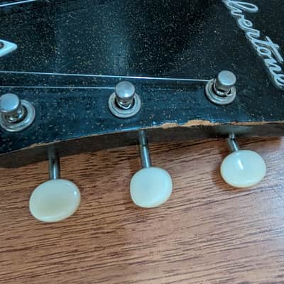 Silvertone Jupiter 1423 1962 - Black Sparkle image 9