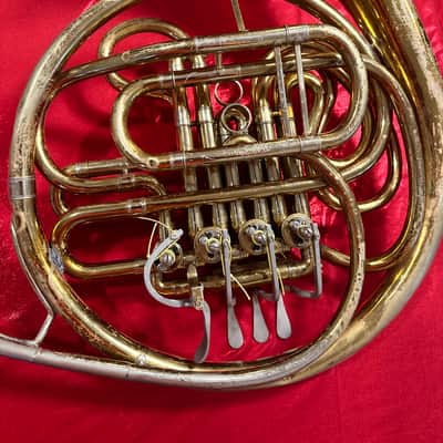 C.G. Conn LTD USA Double French Horn - Lacquer image 8