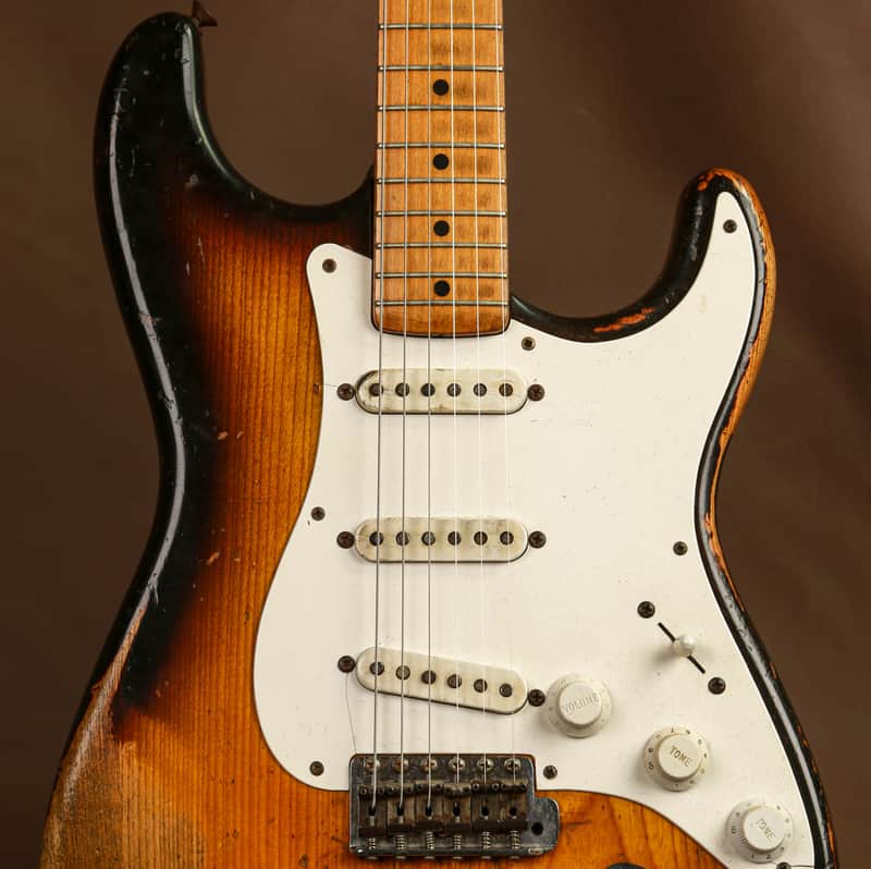 1954 Fender Stratocaster Early Serial #0071 Sunburst Electric Guitar Original image 1