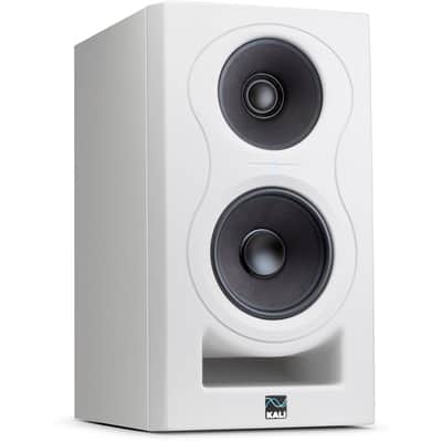 KALI AUDIO IN-5 5" Powered 3-way Studio Monitor - 160W Speaker System with Boundary Compensation EQ Settings - For Mixing, Recording, Audio Production - XLR, TRS, RCA Inputs - Single, White image 3