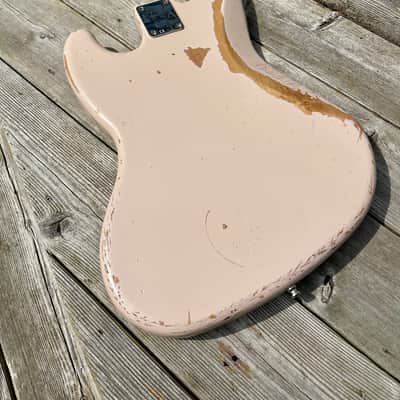 Fender Flea jazz bass body 2020 - Shell Pink image 8