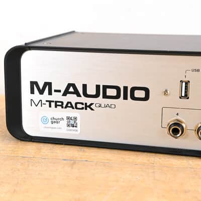 M-Audio M-Track Quad 4x4 USB Audio/MIDI Interface (NO POWER SUPPLY) CG01VGE image 9