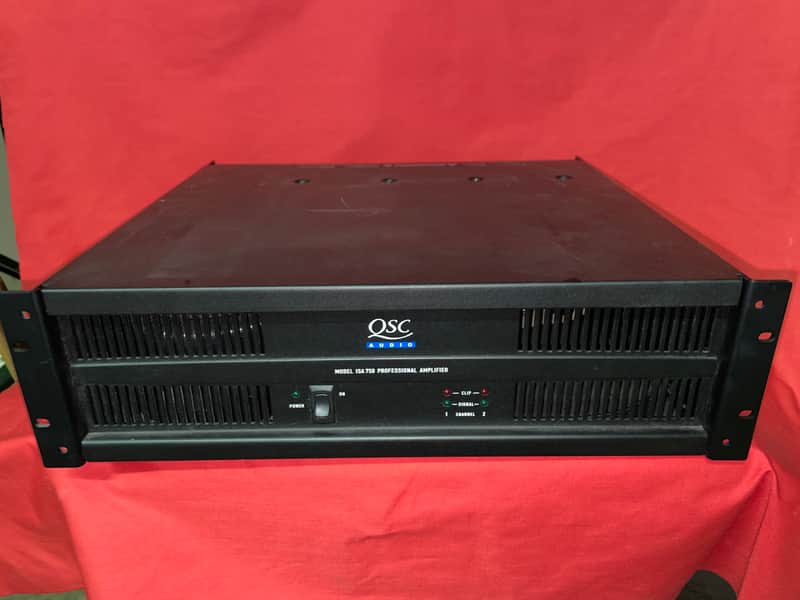 QSC ISA750 2-Channel Cinema Installation Power Amplifier image 1