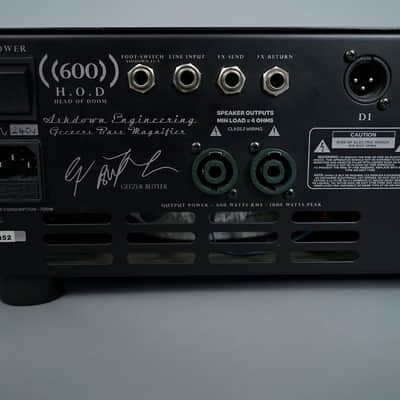 Ashdown Head of Doom Geezer Butler Signature 600-Watt Bass Amp Head image 3