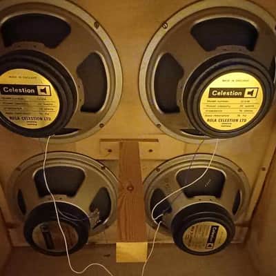 Vintage 1978 Marshall 1960B 4x12 Amplifier Speaker Cabinet Celestion Rola 100% Original image 11