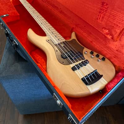 F Bass VF5 PJ 2018 Natural Alder and Ash with Ebony Vaneers image 12