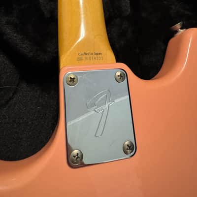 Fender Mustang Bass Made in Japan Reissue Rare Tahitian Coral image 3