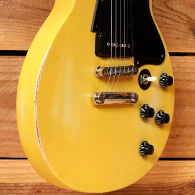 Gibson Les Paul Faded Double Cutaway 2003 DC Cut Faded TV Yellow  93508 image 7