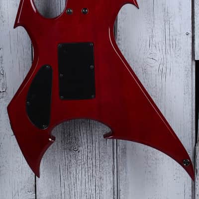 BC Rich NJ Series Beast Electric Guitar Flame Maple Trans Red w Hardshell Case image 7