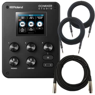 Roland GO:MIXER STUDIO Audio Mixer/Interface CABLE KIT image 1
