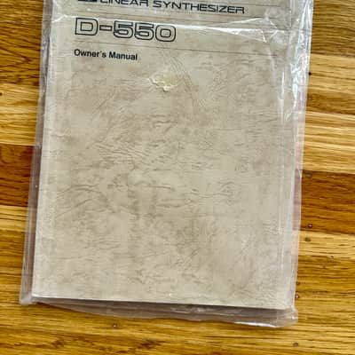 Roland D-550 Owner's Manual + MIDI Implementation