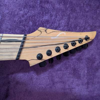Legator NRF7-200 Ninja R 200 7-String Multi-Scale with Maple Fretboard 2010s Solid Purple Burl image 3