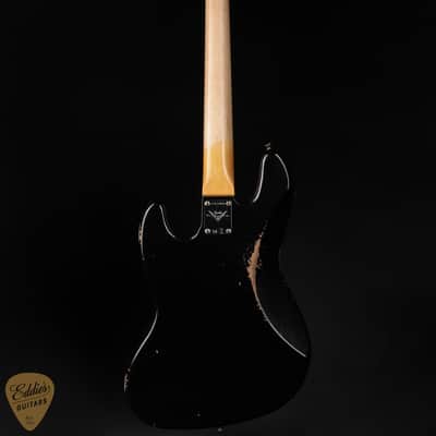 Fender Custom Shop 1962 Relic Jazz Bass - Aged Black image 5
