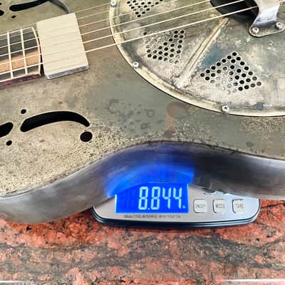 Mule Single Cone Steel Resonator Guitar w/National Thinline Pickup - Rare and Superb!! image 21