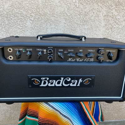 Bad Cat Hot Cat 15R 15-Watt Guitar Amp Head with Reverb 2010s - Black image 1