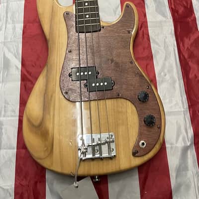 Handmade Bass Guitar Custom 2000’s Natural wood image 2
