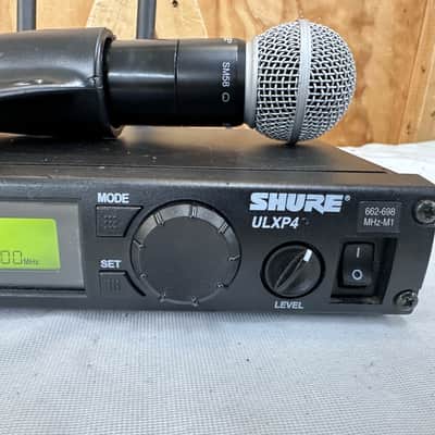 Shure ULXP4 / ULX2-M1 SM58 Wireless Microphone System 662-698MHz image 5