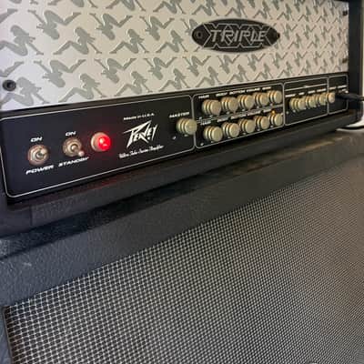 Peavey Triple XXX Head & 412 Slant Half Stack w/ Footswitch image 5