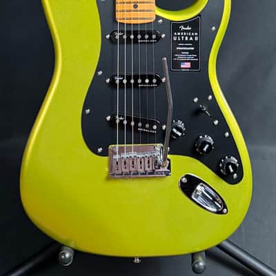 Fender American Ultra II Stratocaster Electric Guitar Solar Flare Finish w/ OHSC image 1