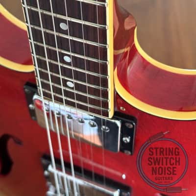 Yamaha SA700, “335” Guitar, 1977, Persimmon Red, 1ST YEAR PRODUCTION image 15