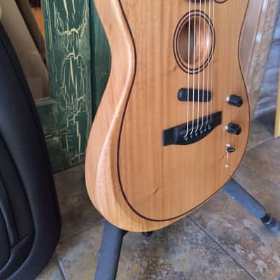 Fender American Acoustasonic Tele Telecaster All Mahogany w/ Deluxe Gig Bag image 11