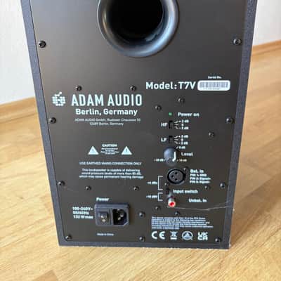 ADAM Audio T7V 7" Active Studio Monitors (Pair) 2010s - Black imagen 3