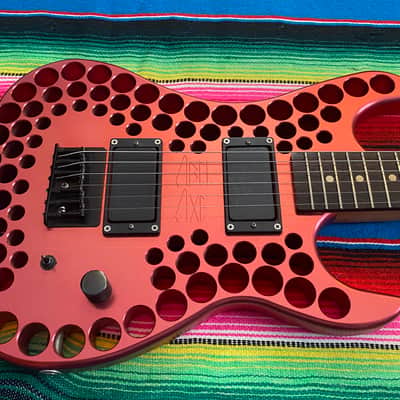 Abel Axe Anodized aluminum electric 1995 - Red anodized image 1