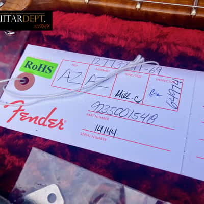 ♚ PRISTINE !♚ 2023 FENDER Custom Shop CUSTOM Stratocaster ♚ HONEY BLONDE ♚ AAA ROASTED ♚ 10/56 Neck♚ image 9
