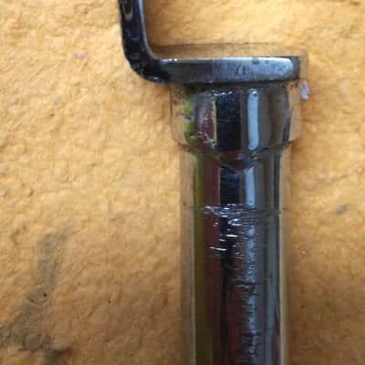 Unknown 3/4" pipe 12' Long Consolette Style Tom Hanger 1960s - Chrome image 3