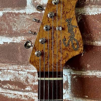 Swope GTO New/2020, White Blonde/Tort, "Knock Around Relic" Heavily figured Birdseye Maple (Authoriz image 11