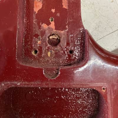 Kramer 300 HST parts project 1970,/80,s Refinish dark red image 6