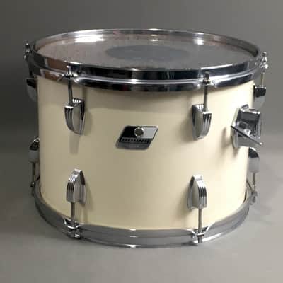 Vintage Ludwig Made in USA Monroe NC S/L Series 9x13” Rack Tom Drum 1981-1983 White Cortex Granitone Pre-Rockers image 2