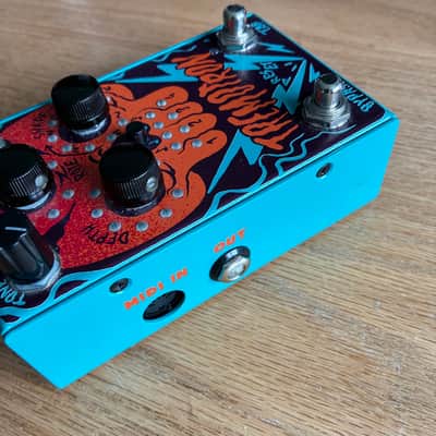 Stone Deaf FX Tremotron Analog Tremolo 2010s - Blue/Orange image 5