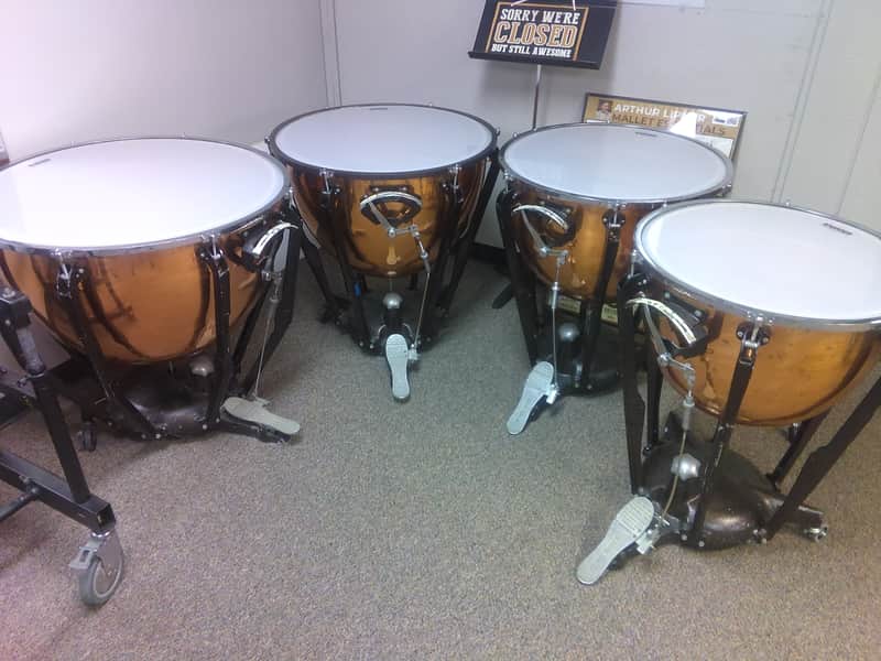 Ludwig Timpani Sizes 32",29",26",23 - Copper image 1