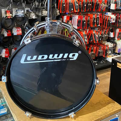 Ludwig Accent CS Combo Junior Gloss Red Sparkle Finish 2-Piece Drum Shell Pack image 12