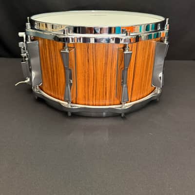 Sonor Lite LD547x Snare Drum 14" x 7,25" 1985 - Genuine Rosewood Veneer image 9