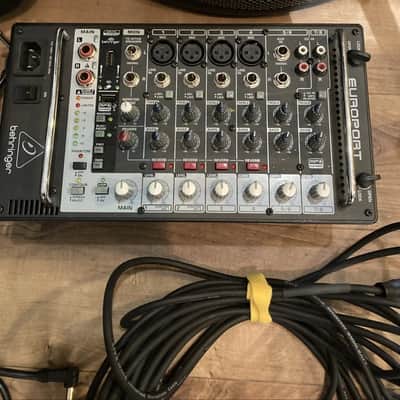 Behringer EUROPORT EPS500MP3 Powered PA Amplifier/Mixer Speakers portable image 10