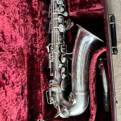 C.G. Conn Chu Berry Transitional Alto Sax 1933 - Silver image 1