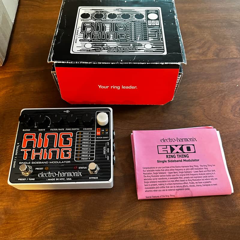 Electro-Harmonix Ring Thing Single Sideband Modulator 2010 - Present - Black / Red image 1