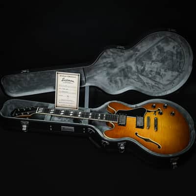Eastman T486 Thinline Semi-Hollowbody Electric Guitar- Goldburst 2026 (P2501339) image 5